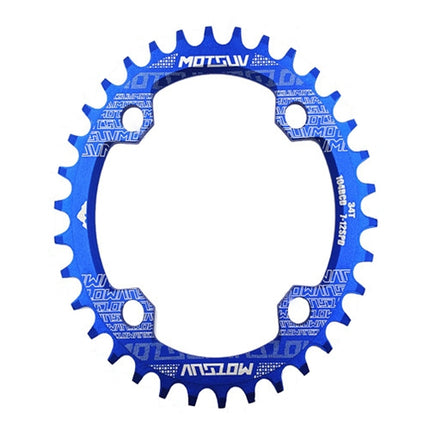 MOTSUV Round Narrow Wide Chainring MTB  Bicycle 104BCD Tooth Plate Parts, Elliptic plate 34T, Elliptic plate 36T, Elliptic plate 38T