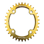 Elliptic plate 38T / Yellow
