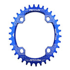 Elliptic plate 38T / Blue