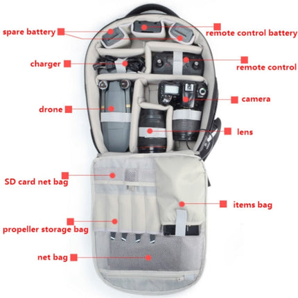 CADeN Drone Backpack for DJI Mavic Original Accessories SLR Camera One Package Backpack