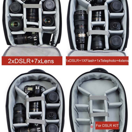 CADeN USB SLR Camera Bag Canon Nikon Professional  Waterproof Portable Unisex Camera Bag