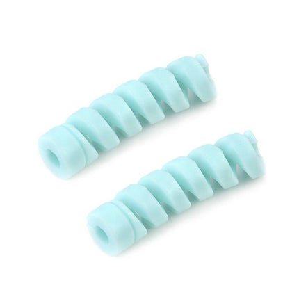 4pcs Spiral Style Silicone Data Cable Protective Cover Anti-wire Break Winder