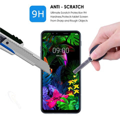 Ultra-thin Clear 9H 2.5D Explosion-proof Full ScreenTempered Glass Film for LG G8S ThinQ, For LG G8S ThinQ