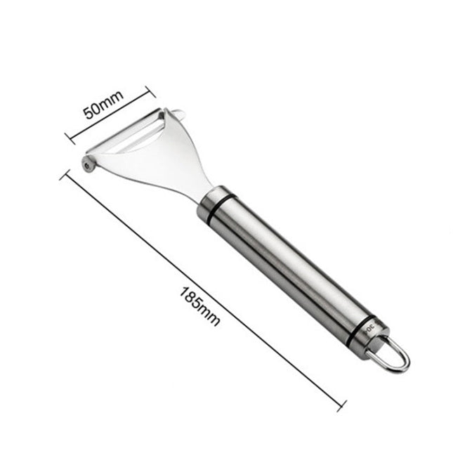 Stainless Steel Peeler Fruit Knife Planer Multi-function Kitchen Scraper Potato Peeling Knife, Triangular Planer, Bow Planer