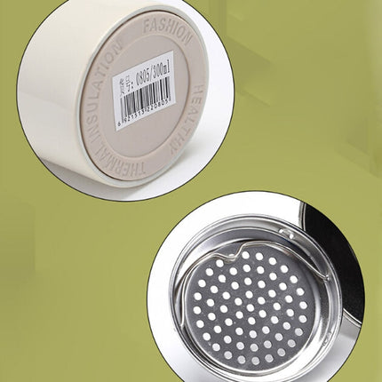 Jiadabao Student Child Portable Stainless Steel Double Insulated Cup, 300mL Random Color Delivery, 230ml Random Color Delivery