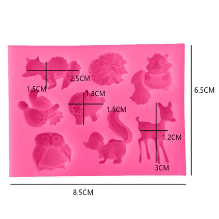 Animals Silicone Mold Cake Decorating Tools Pastry Baking Chocolate Soap Mold, Animals Shape