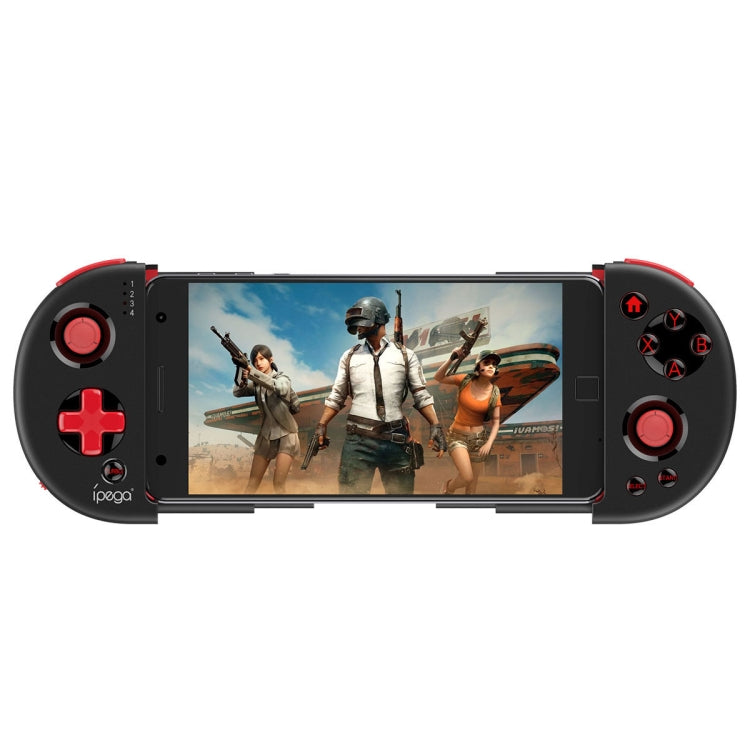 ipega PG-9087S Red Warrior Bluetooth 4.0 Retractable Gamepad for Mobile Phones within 6.2 inches, Support Android / IOS Direct Connection