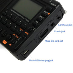 Retekess V-115 Full Band Radio FM AM Portable MP3 Player, V-115