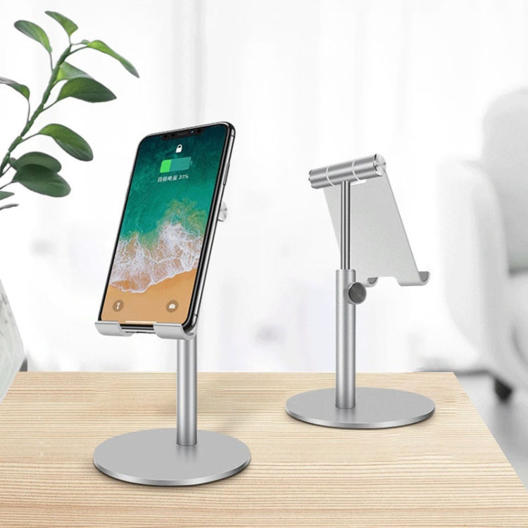 Adjustable Aluminum Alloy Cell Phone Tablet Holder Desk Stand Mount