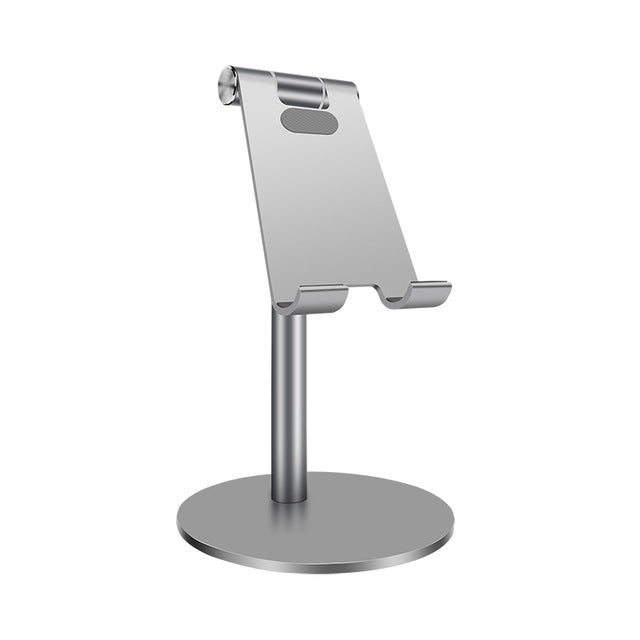 Adjustable Aluminum Alloy Cell Phone Tablet Holder Desk Stand Mount