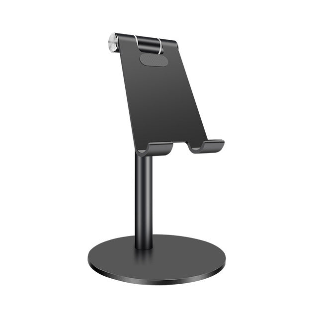 Adjustable Aluminum Alloy Cell Phone Tablet Holder Desk Stand Mount