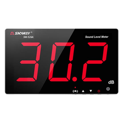 SNDWAY Wall-mounted 30~130dB Large Screen Digital Display Noise Decibel Monitoring Testers