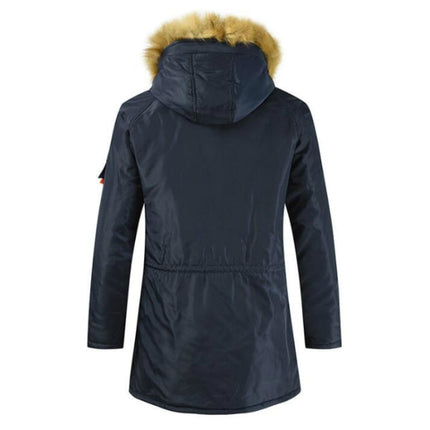 Long Section Cotton Suit Men Plus Velvet Thick Warm Jacket Large Fur Collar Coat Lovers Jacket, S, M, L, XL, XXL, XXXL, XXXXL, XXXXXL