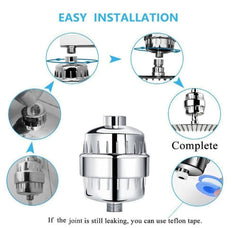 10-15 Layer Activated Carbon Bathroom Shower Filter Bathing Water Filter Purifier Water Shower Set, Activated Carbon Filter