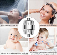 10-15 Layer Activated Carbon Bathroom Shower Filter Bathing Water Filter Purifier Water Shower Set, Activated Carbon Filter