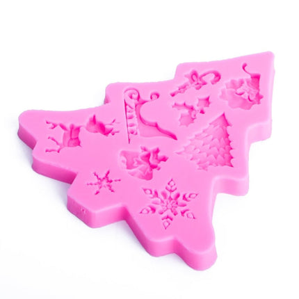 Christmas Tree Fondant Silicone Mold Cake Chocolate Biscuit Decoration Tool, Christmas Tree Shape