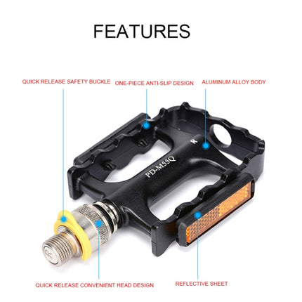 PROMEND Quick Release Ultralight  Aluminium Alloy Bearing Bike Pedals