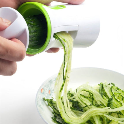 Kitchen Multi Function Spiral Funnel Rotating Cutting Grater Wiper, Rotating Cutting Grater