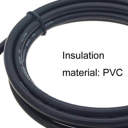 BNC Female To BNC Male RG58 Coaxial Adapter Cable, BNC Female To BNC Male 0.5m, BNC Female To BNC Male 1m, BNC Female To BNC Male 1.5m, BNC Female To BNC Male 3m, BNC Female To BNC Male 5m, BNC Female To BNC Male 10m