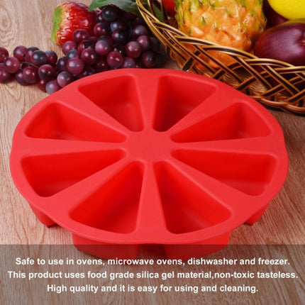DIY Silicone Eight-point Triangle Mould Silicone Cake Mold Baking Tool, Random Color Delivery, Eight-point Triangle Mould