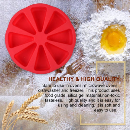 DIY Silicone Eight-point Triangle Mould Silicone Cake Mold Baking Tool, Random Color Delivery, Eight-point Triangle Mould