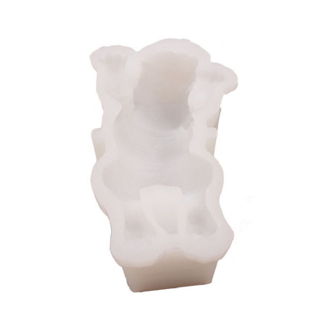 2 PCS 4 Inch Shapi Dog Mousse Cake Silicone Mold 3D Stereo Ice Cream Mold Dirty Dog Chocolate Mold, Shapi Dog Shape