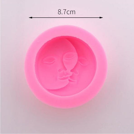 DIY Chocolate Cake Pudding Decoration Tool Face Silicone Model Baking Mold, Face licone Model