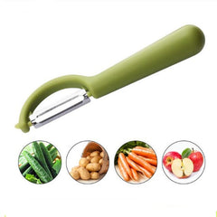 4个一卖 Stainless Steel Round Handle Peeler Sugar Cane Scraper  Fruit Plane, 4 PCS Apple Peeler Knife (Dark Gery), 4 PCS Apple Peeler Knife (Green), 4 PCS Apple Peeler Knife (White), 4 PCS Apple Peeler Knife (Light Gery), 4 PCS Apple Peeler Knife (Black)�...