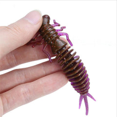 15 PCS 8-color Larvae Silicone Soft Bait Lure Bait