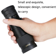 LUXUN 10-30x40 Single-Cylinder HD High-Power Telescope Mobile Phone Mini Telescope, Telescope & Phone Clip & Tripod