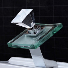 LED Waterfall Faucet Colorful Temperature Control Color-changing Anti-scalding Faucet, Color-changing Faucet