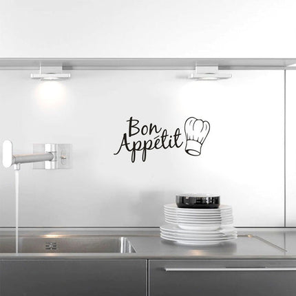 Kitchen Decoration Kitchen Stickers Bon Appetit Wall Stickers DIY Vinyl Art Wallpapers, Kitchen Decoration