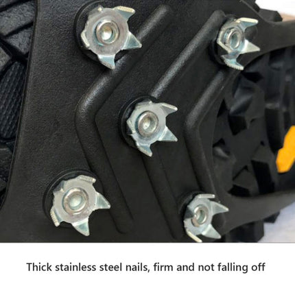 8 Teeth Ice Claw Outdoor Non-slip Shoes Covers for Ice Snow Ground, M（35-40 Yards）, L（41-45 Yards）
