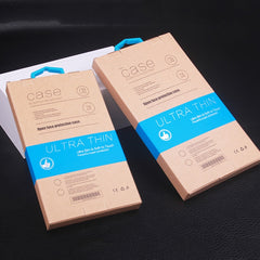 50 PCS Kraft Paper Phone Case Leather Case Packaging Box, L 5.8-6.7 Inch, S 4.7 Inch