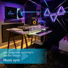 JSK-P22 Smart RGB Mosaic Light Rhythm Light Support Amazon Alexa / Google Assistant /DuerOS, US Plug, EU Plug, UK Plug