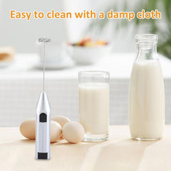 Electric Milk Coffee Whisk Household Mini Semi-Automatic Cream Blender