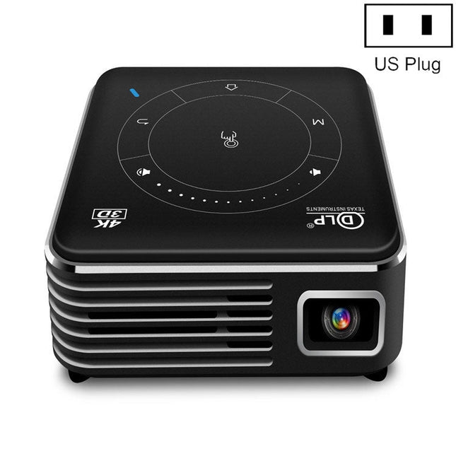 P11 4K HD DLP Mini 3D Projector 4G + 32G Smart Micro Convenient Projector, US Plug, UK Plug, EU Plug, AU Plug