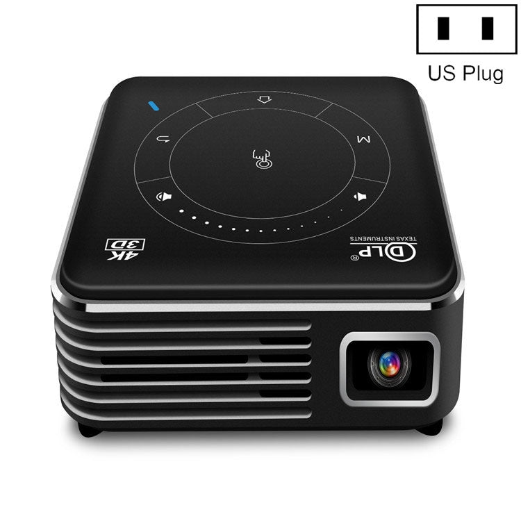 P11 4K HD DLP Mini 3D Projector 4G + 32G Smart Micro Convenient Projector, US Plug, UK Plug, EU Plug, AU Plug