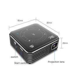 P11 4K HD DLP Mini 3D Projector 4G + 32G Smart Micro Convenient Projector, US Plug, UK Plug, EU Plug, AU Plug