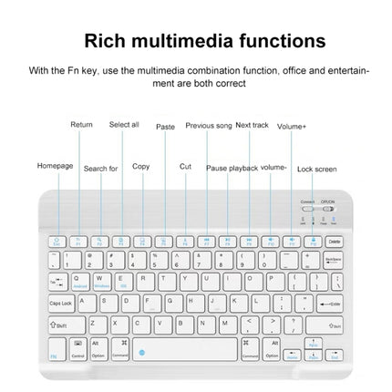 YS-001 9.7-10.1 Inch Tablets Phones Universal Mini Wireless Bluetooth Keyboard, 9.7-10.1 inch Only Keypad, 9.7-10.1 inch with Bluetooth Mouse, 9.7-10.1 inch  with Bluetooth Mouse