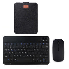 YS-001 9.7-10.1 Inch Tablets Phones Universal Mini Wireless Bluetooth Keyboard, 9.7-10.1 inch Only Keypad, 9.7-10.1 inch with Bluetooth Mouse, 9.7-10.1 inch  with Bluetooth Mouse, 9.7-10.1 inch  with Bluetooth Mouse + Storage Bag