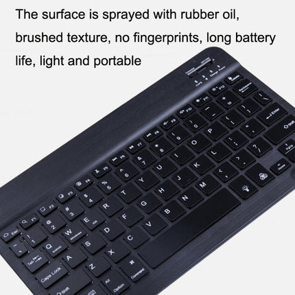 10 Inch RGB Colorful Backlit Bluetooth Keyboard And Mouse Set For Mobile Phone / Tablet, Black, White