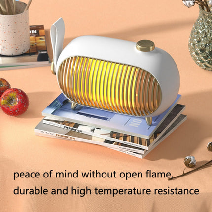 N301 Mini Heater Office Desk Silent Hot Air Heater Household Bedroom Heater, US Plug