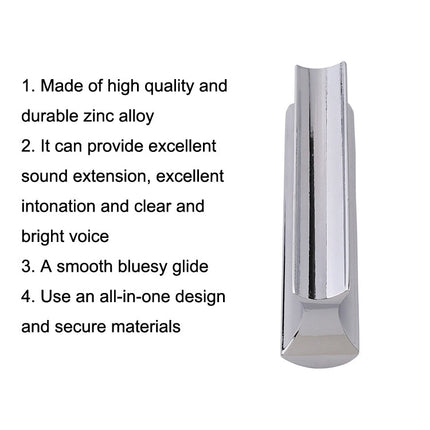 Metal Zinc Alloy Solid Guitar Slider Folk Slide Block, Metal 70mm(Silver), Metal 70mm(Gold)