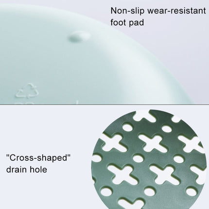 Kitchen Rice Pan Double-dish Vegetable Drain Basket Plastic Fruit Basket