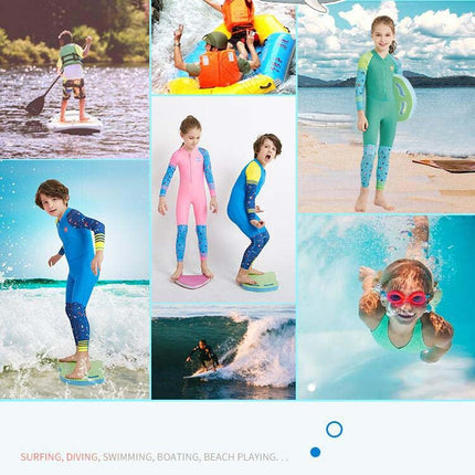 DIVE & SAIL LS-18822 Children Diving Suit Outdoor Sunscreen One-piece Swimsuit