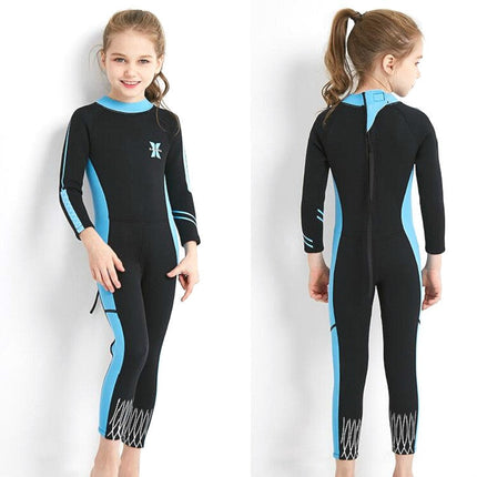 DIVE & SAIL 2.5mm Children Diving Suit One-piece Warm Snorkeling Suit Drifting Sunscreen Swimsuit