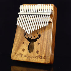 17-tone Kalimba Portable Thumb Piano, Mahogany-Classic Deer, Bamboo-Classic Deer, Mahogany-Sun God, Mahogany-Six-Pointed Star, Mahogany-Blue (Classic Deer), Spruce-Classic Deer, White-Classic Deer, Acacia-Classic Deer, Sapele-Classic Deer��������������...