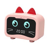 Creative Smart Wireless Mini Bluetooth Speaker Portable Computer Subwoofer Speaker with Alarm Clock, Cool Cool Dragon-Black, Cool Dragon-White, Cute Cat-White, Cute Cat-Pink