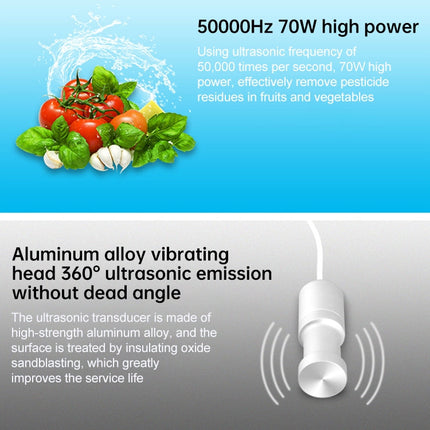 JeKen CE-9600 Household Ultrasonic Cleaner Vegetable Washing Glasses Watch Jewelry Cleaner, US Plug, EU Plug, AU Plug, UK Plug